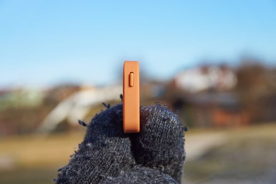 Denne lille knappen på Duet lar deg finne mobilen din.