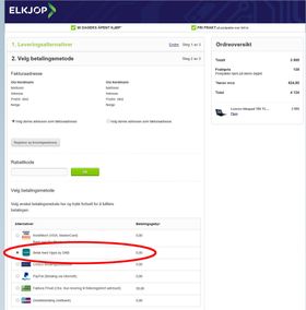 Vipps skal nå inn blant betalingsløsningene. Nøyaktig hvordan siden blir er foreløpig ikke slått fast siden Vipps kan fylle ut navn og adresse automatisk.