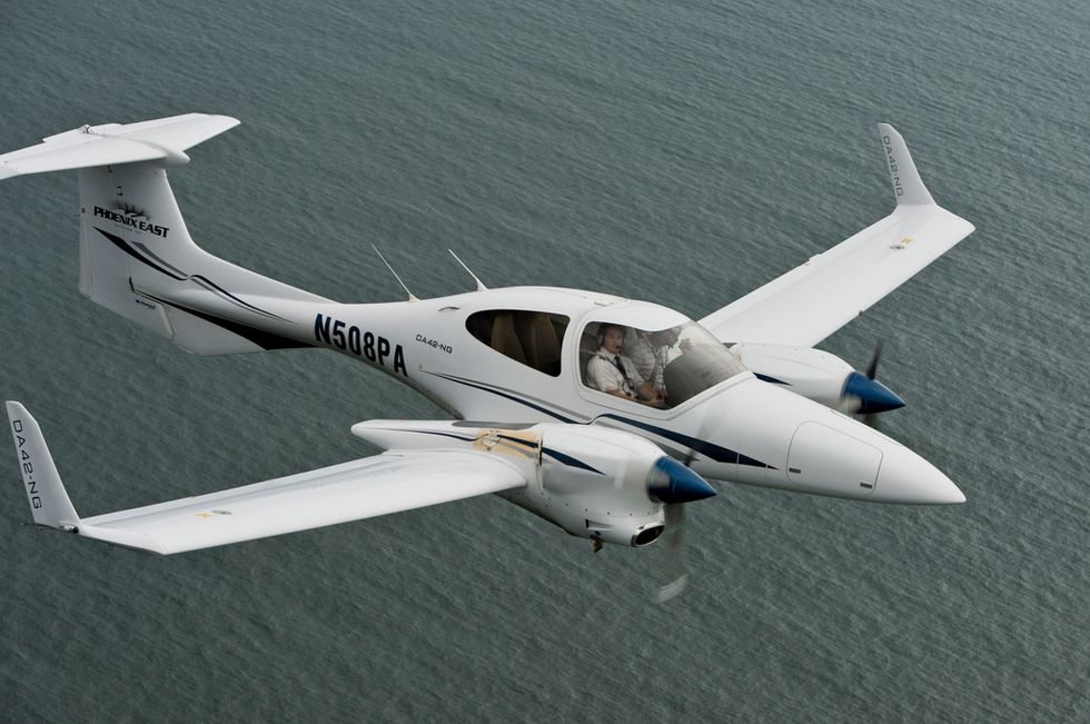 Luftfartsskolen vurderes solgt. Her fra partnerskolen Phoenix East Aviation. Foto: Lars Brede Grøndahl
