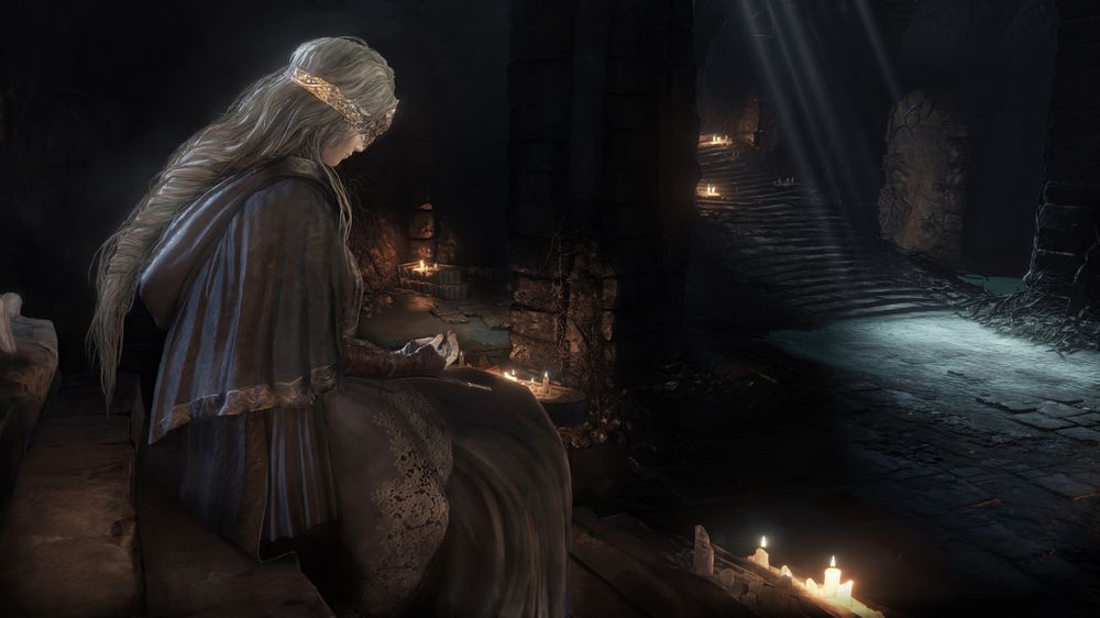 Det nye Firelink Shrine blekner sammenlignet med tidligere utgaver.