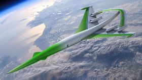 For fem år siden designet Lockheed Martin dette supersoniske konseptet der en halekonstruksjon med en snudd V-form over de fire motorene skulle bidra til å redusere trykkbølgene i overlydsfart.
