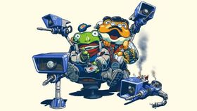 Slippy og Grippy.