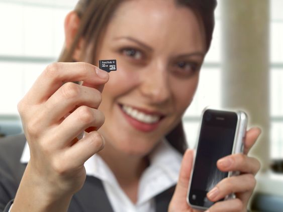 SanDisk microSDHC 32 GB-kort er først og fremst egnet for mobiltelefoner.