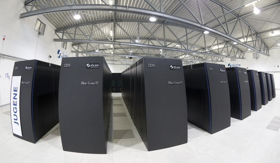 Det tyske Jugene-systemet som ligger på tredjeplass i juniutgaven av Top 500 Supercomputer Sites.