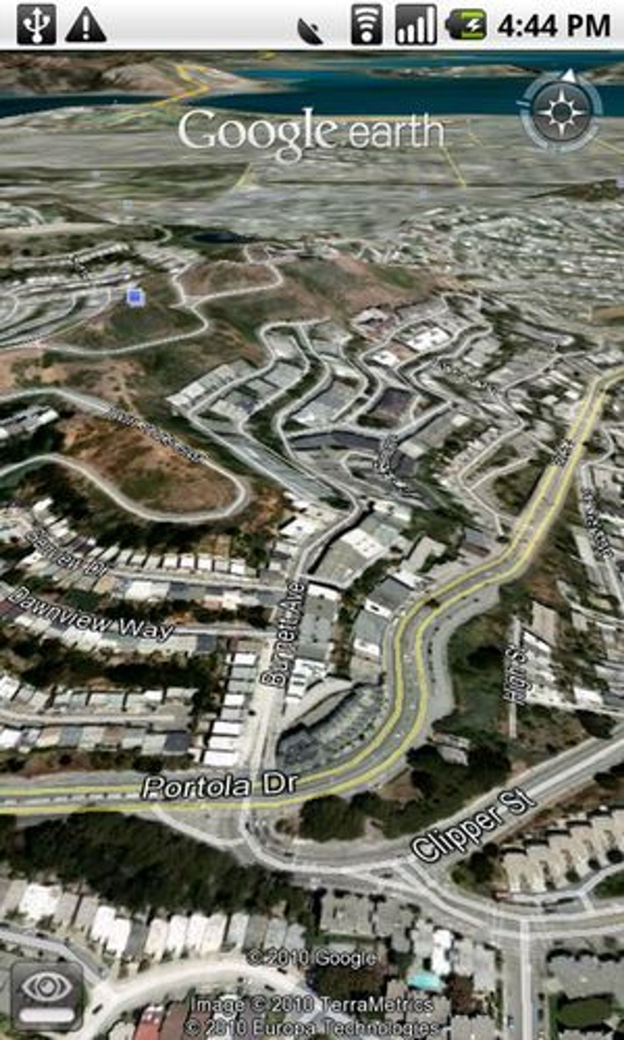 Veinavn vises nå i Google Earth for mobiler.