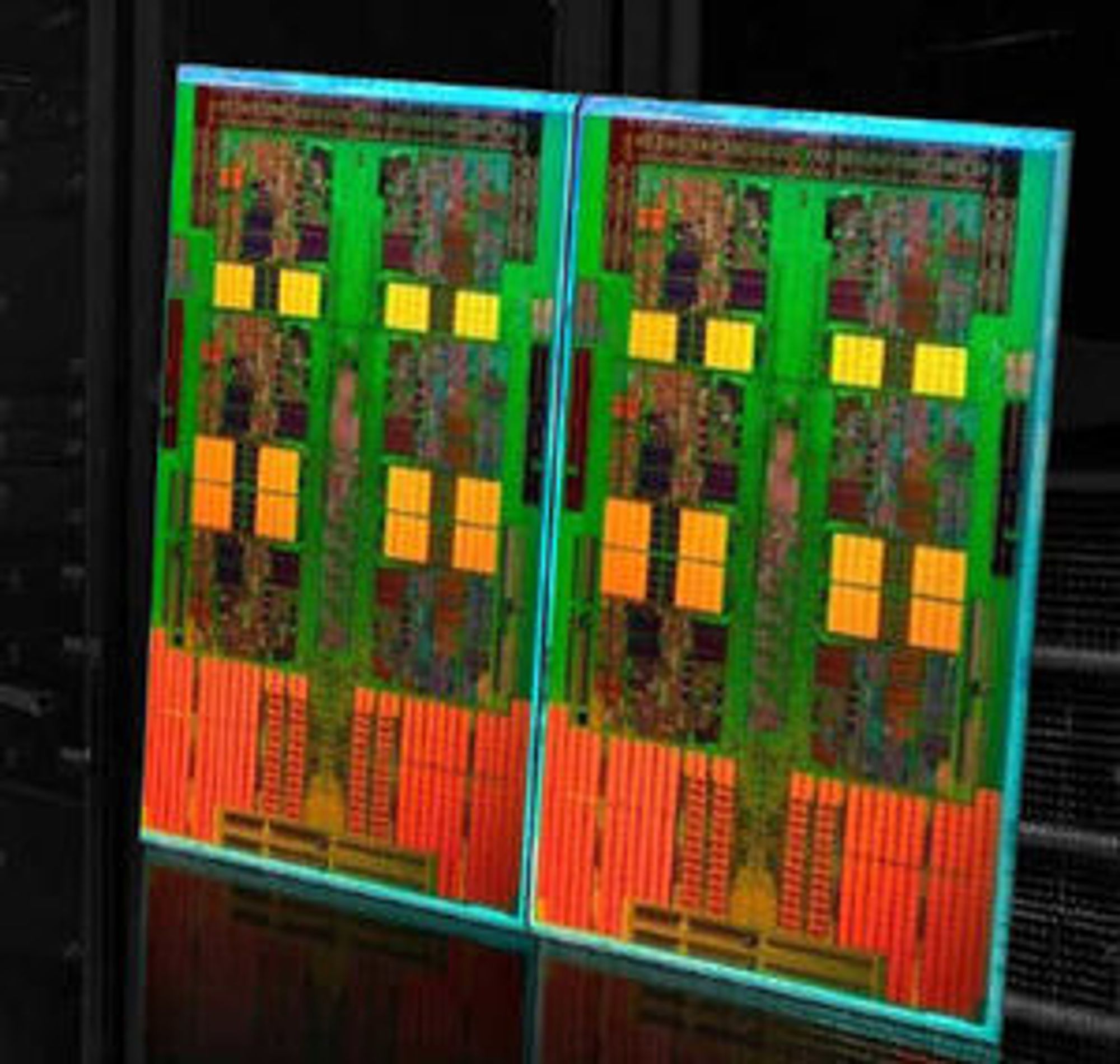 AMDs «Magny-Cours» Opteron-prosessor med 12 kjerner.