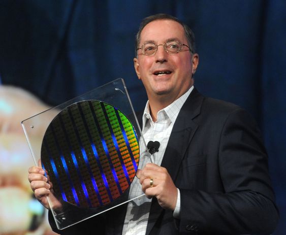 Gode tider: Intel-topp Paul Otellini kan glede seg over selskapets beste kvartalstall noensinne.