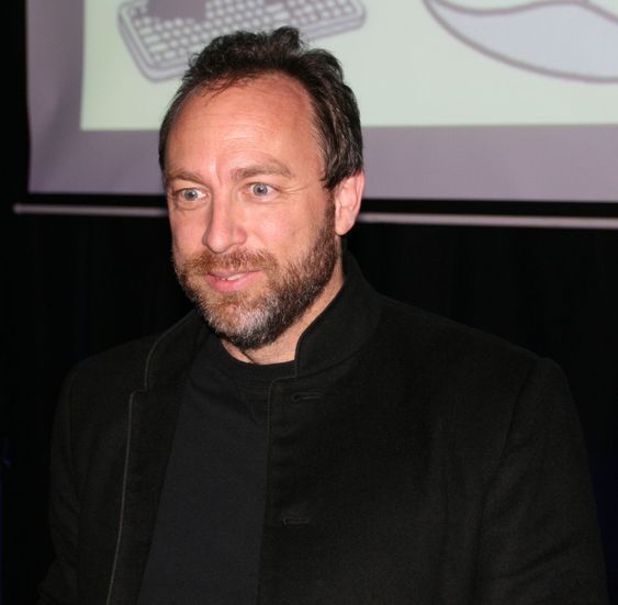 Jimmy Wales på besøk i Oslo i mai 2008.