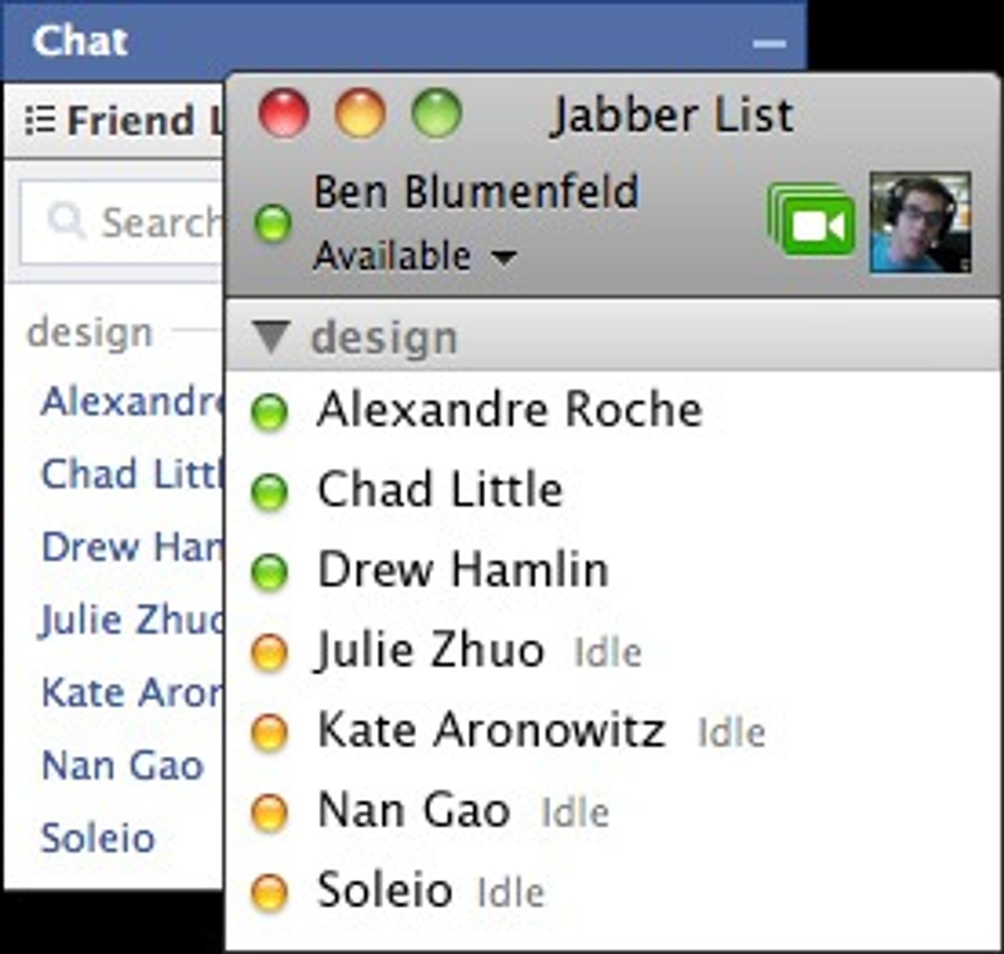 Facebook Chat i Jabber