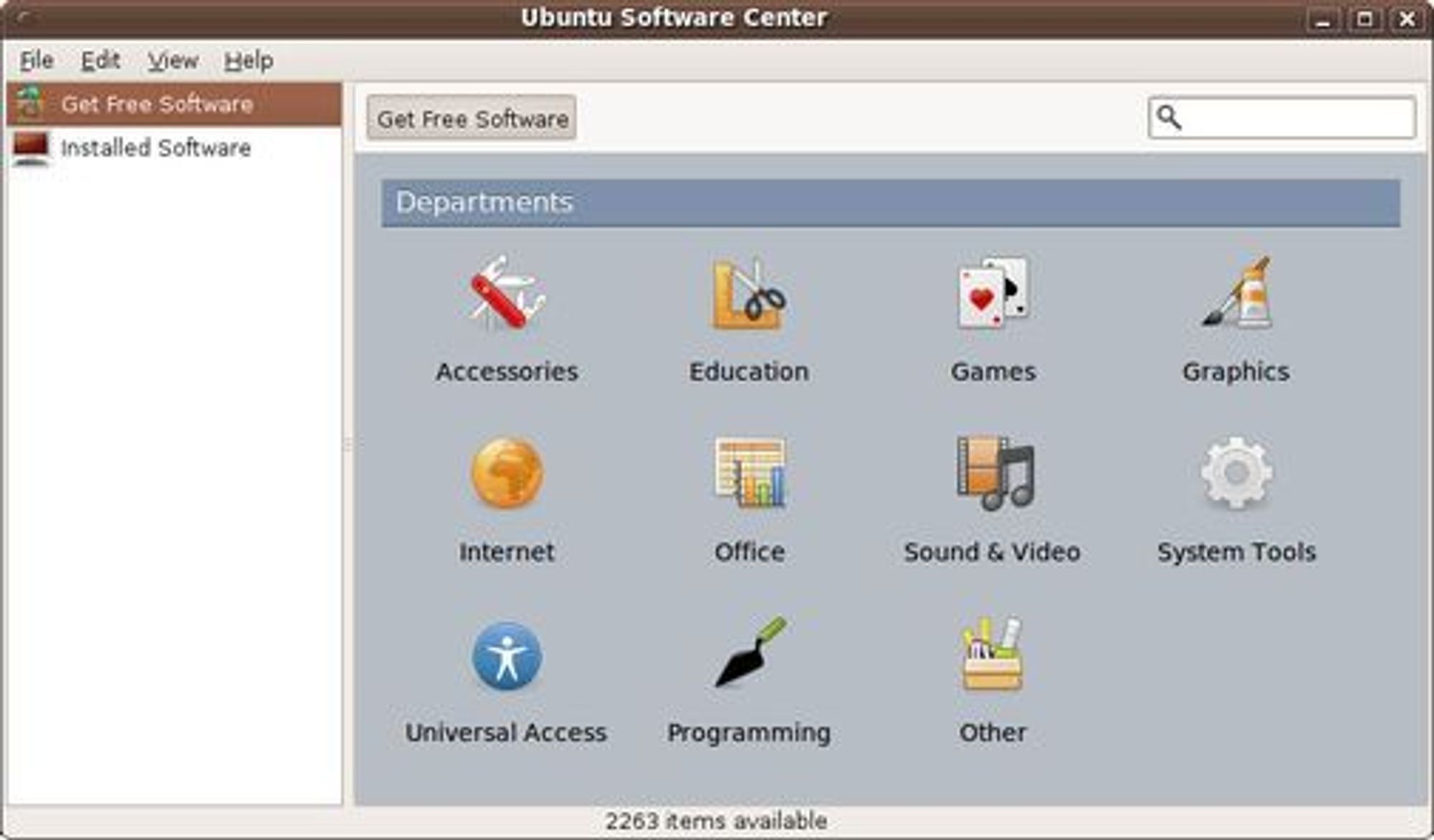 Ubuntu Software Center skal gi brukerne bedre oversikt over den store mengden av tilgjengelig programvare til Ubuntu 9.10.