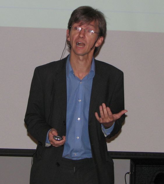 Abelia-direktør Paul Chaffey under Bredbåndskonferansen 2009