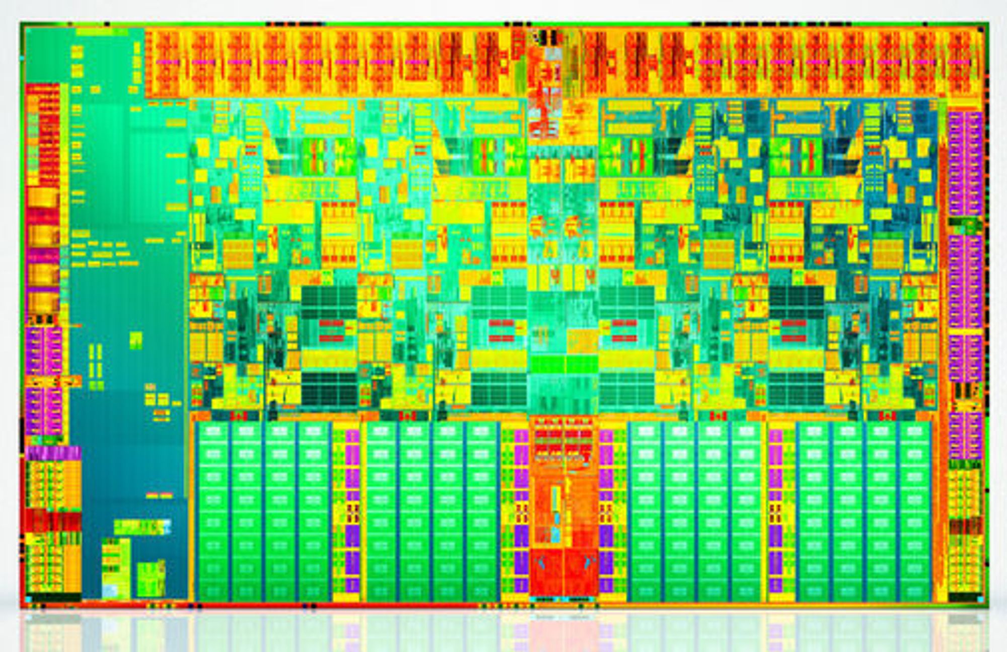 Innmaten i Jasper Forest-baserte Xeon-prosessor