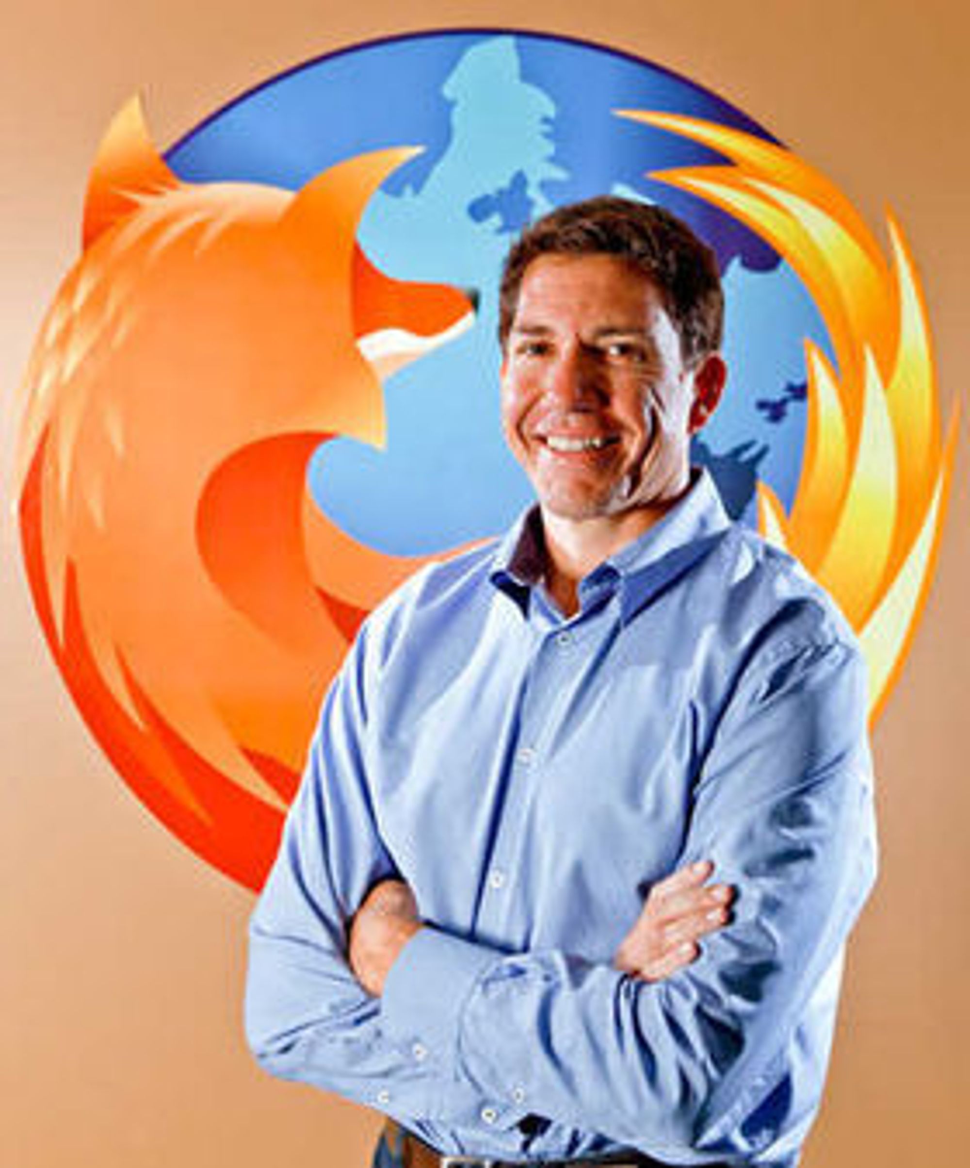 Mozilla-sjef Gary Kovacs har igjen grunn til å smile.
