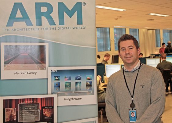 Kjetil Sørensen er daglig leder for ARM Norway. Det er her ARMs Mali-grafikkprosessorer designes.