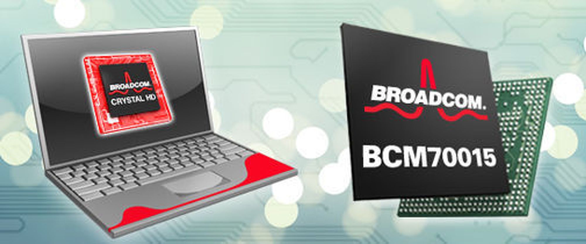 Broadcom Crystal HD-brikke for netbooks