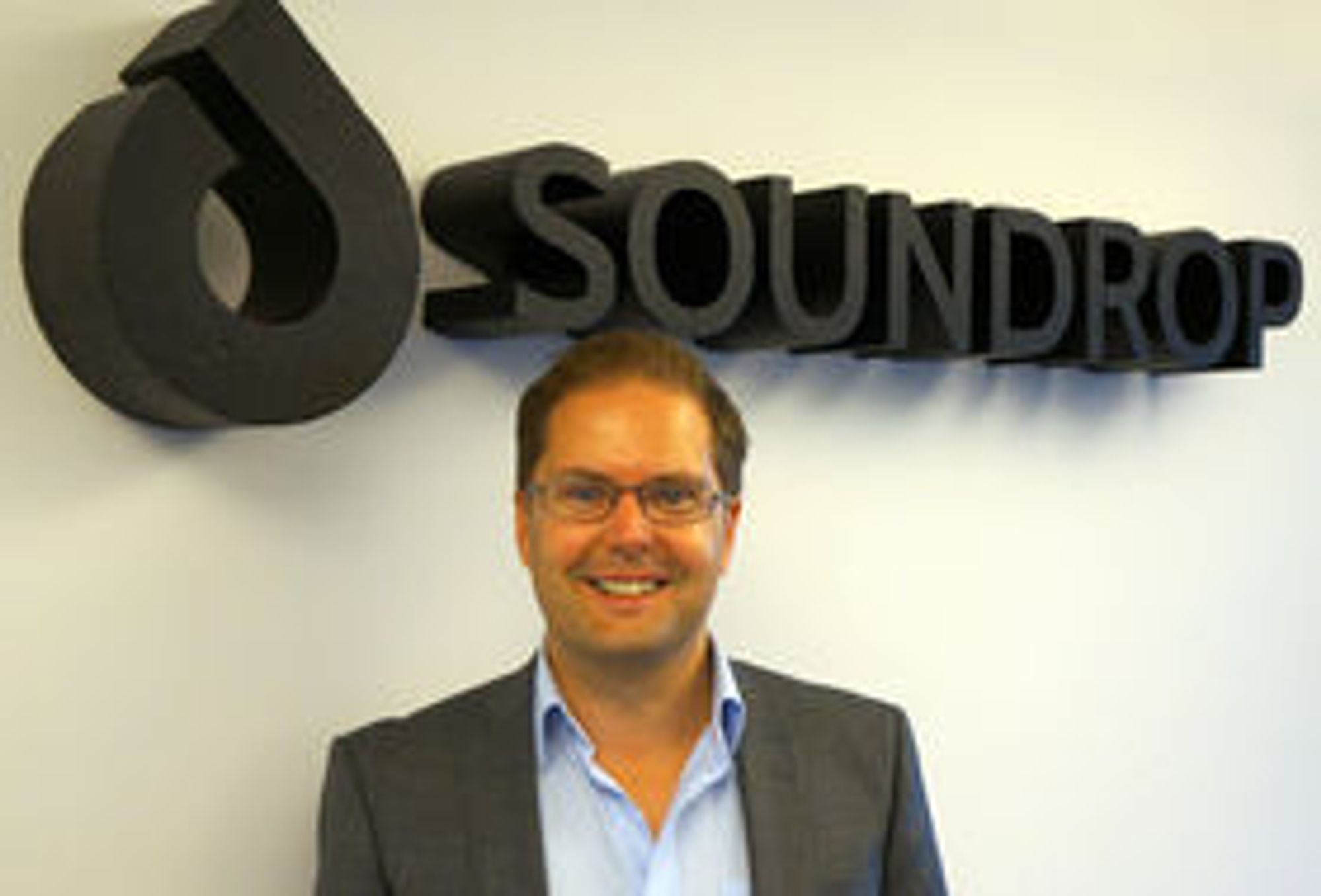 Soundrop og daglig leder Inge Andre Sandvik ruller i dag ut sin tjeneste på Facebook.