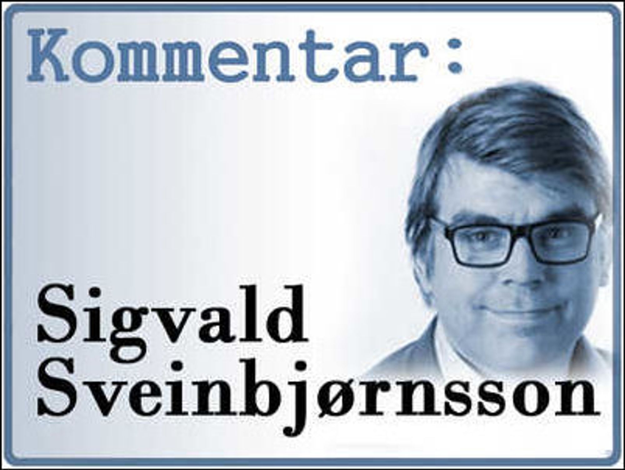 Sigvald Sveinbjørnsson er redaktør i digi.no. 