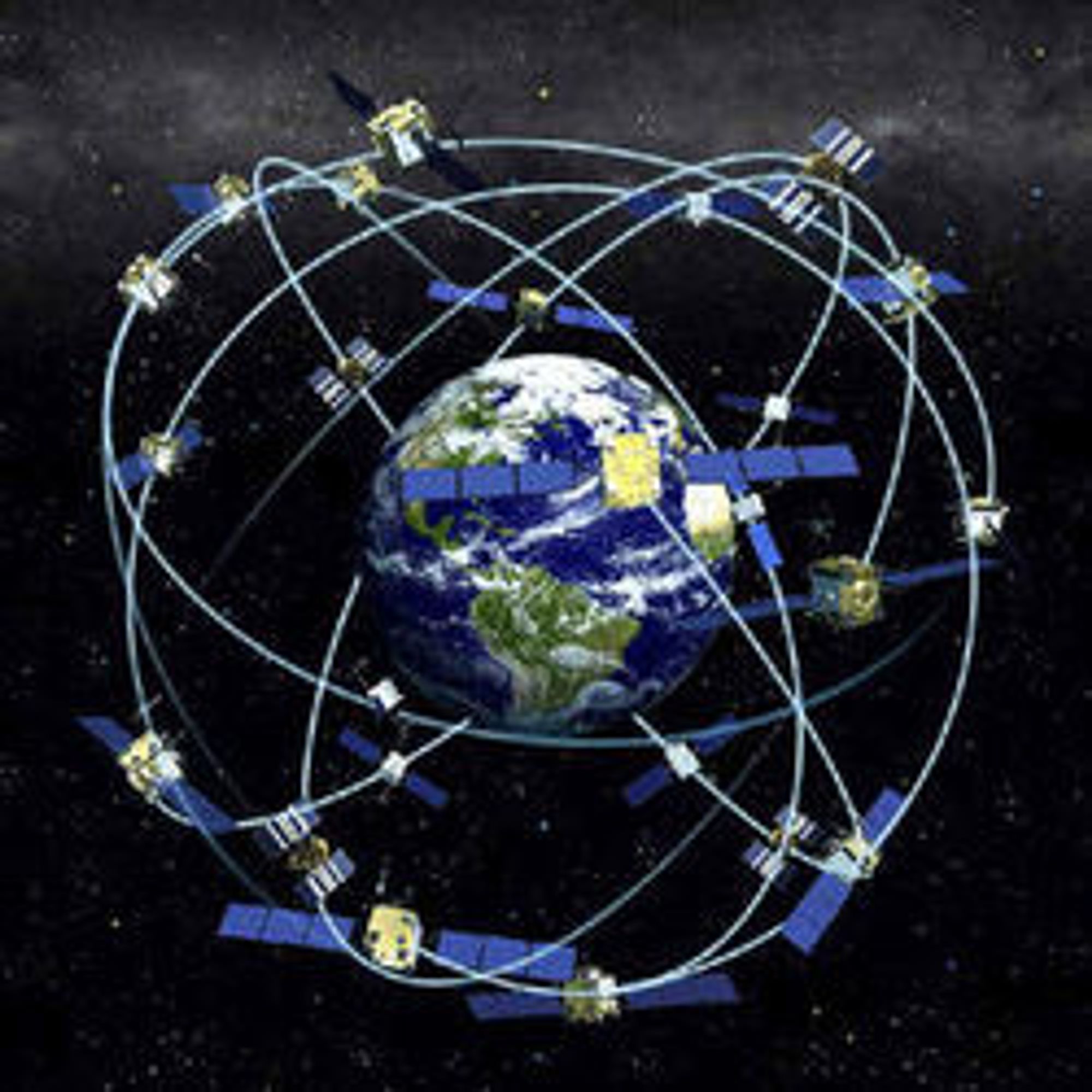 Banene til GPS-satelittene.