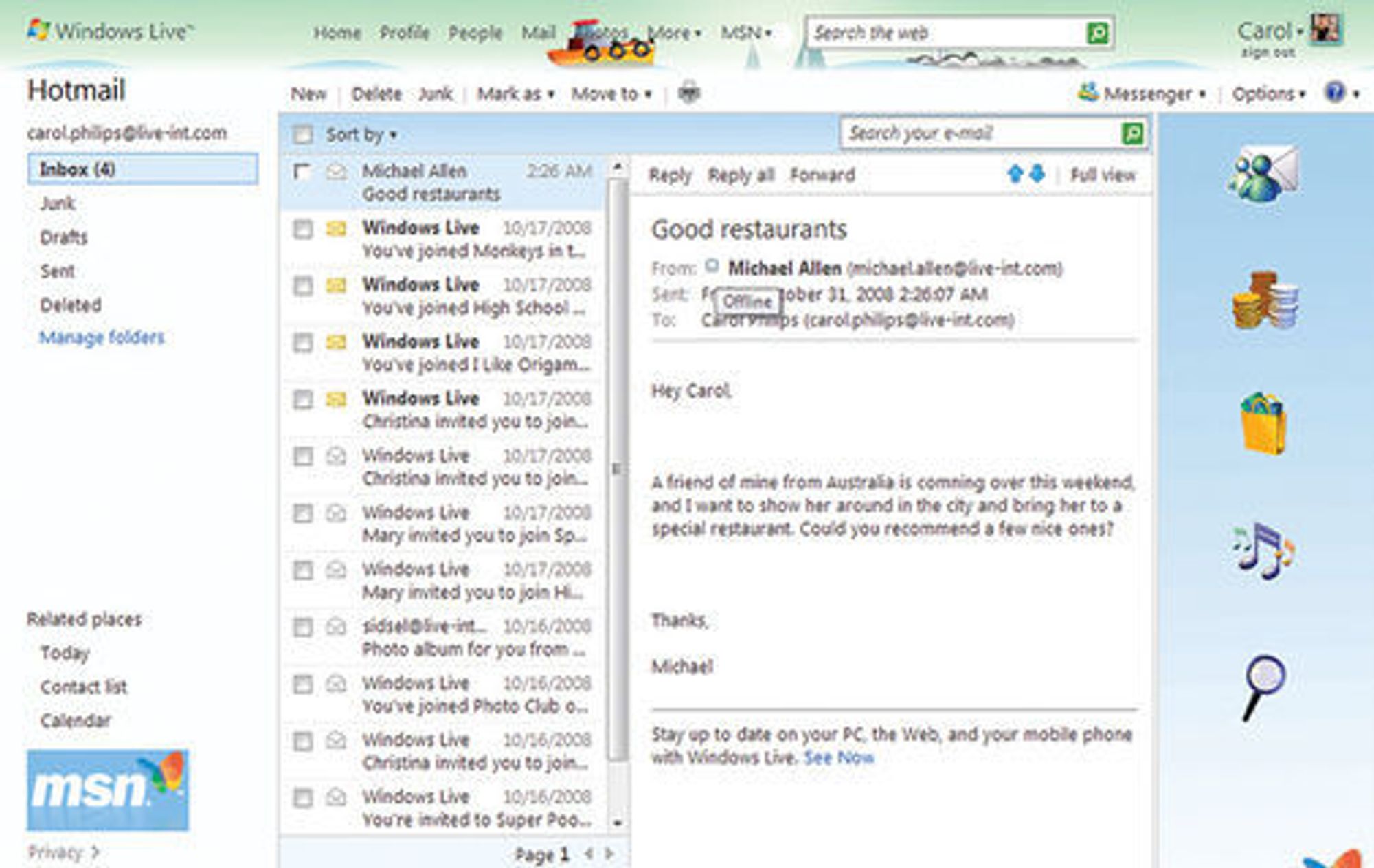 Windows Live Hotmail