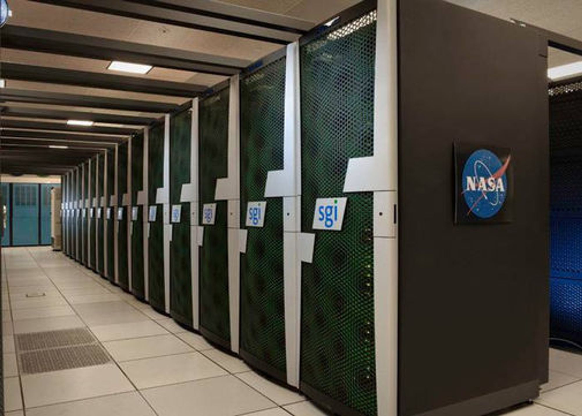 «Vilje» vil se ut omtrent som dette SGI Altix-baserte systemet selskapet har levert til NASA.