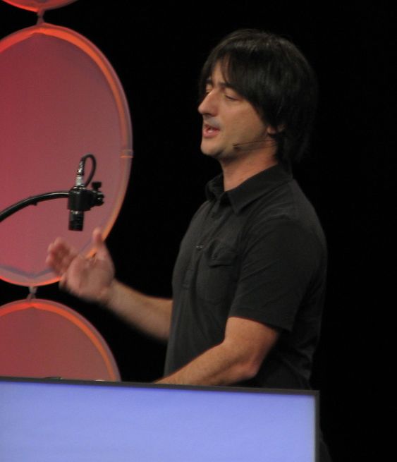Joe Belfiore, Microsofts sjef for Windows Phone-plattformen, under MIX 2010.