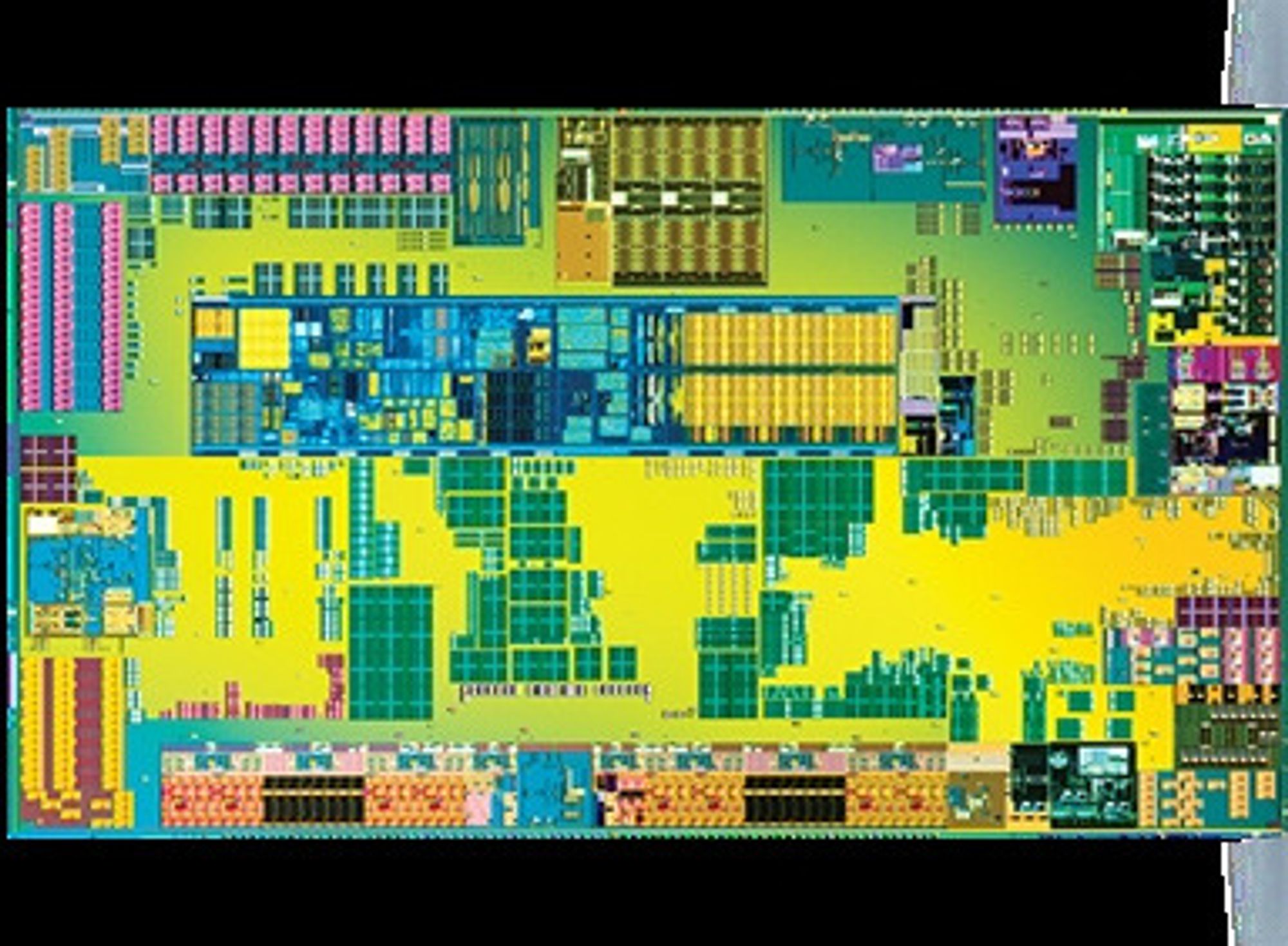 Innmaten i Intel Atom Z670.