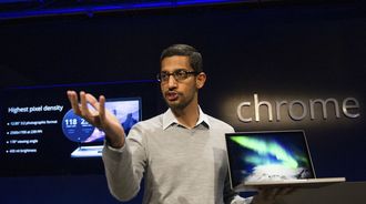Google-topp Sundar Pichar. Arkivfoto.