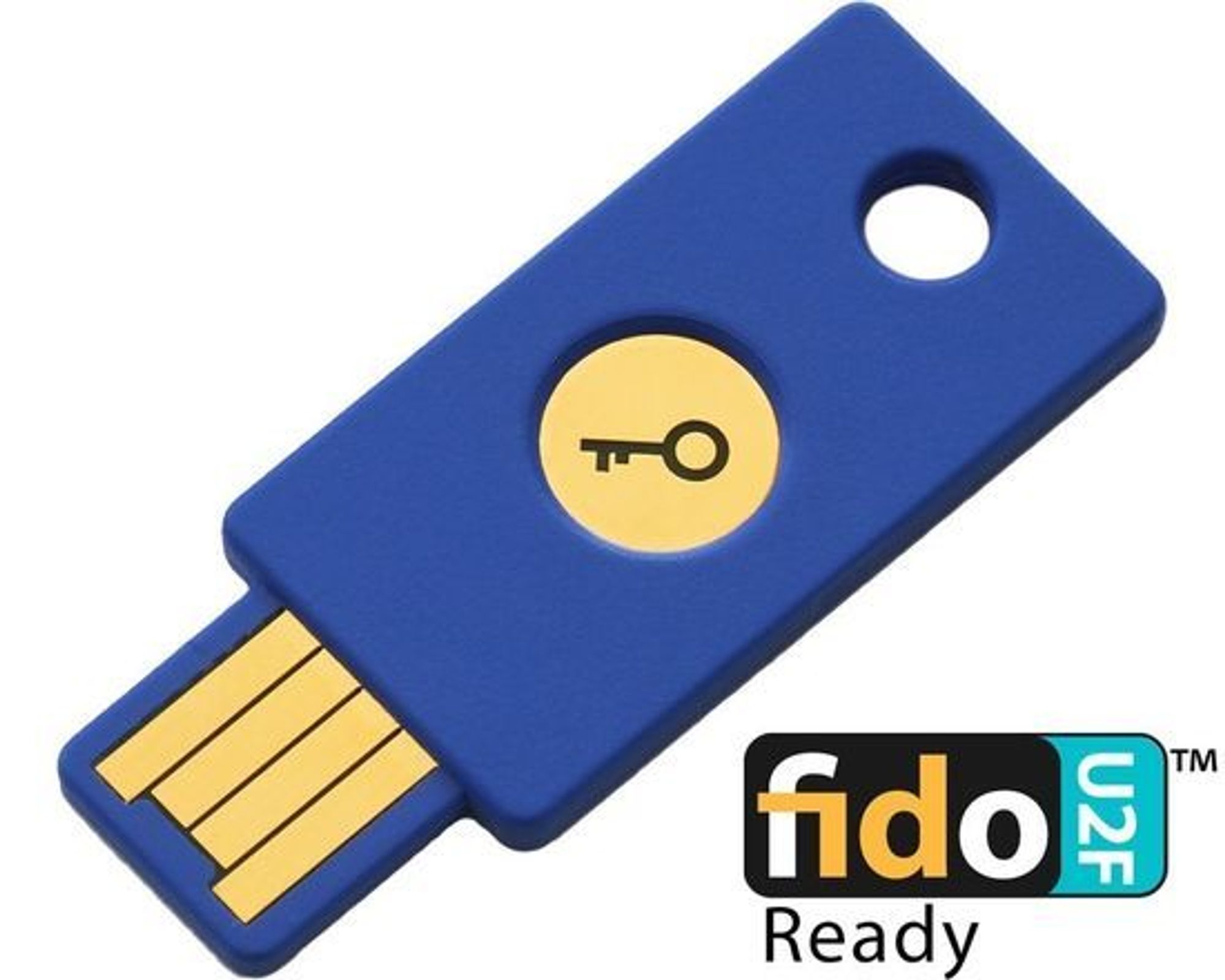 Yubicos FIDO U2F Security Key er blant sikkerhetsnøklene som kan brukes til innlogging på Google.