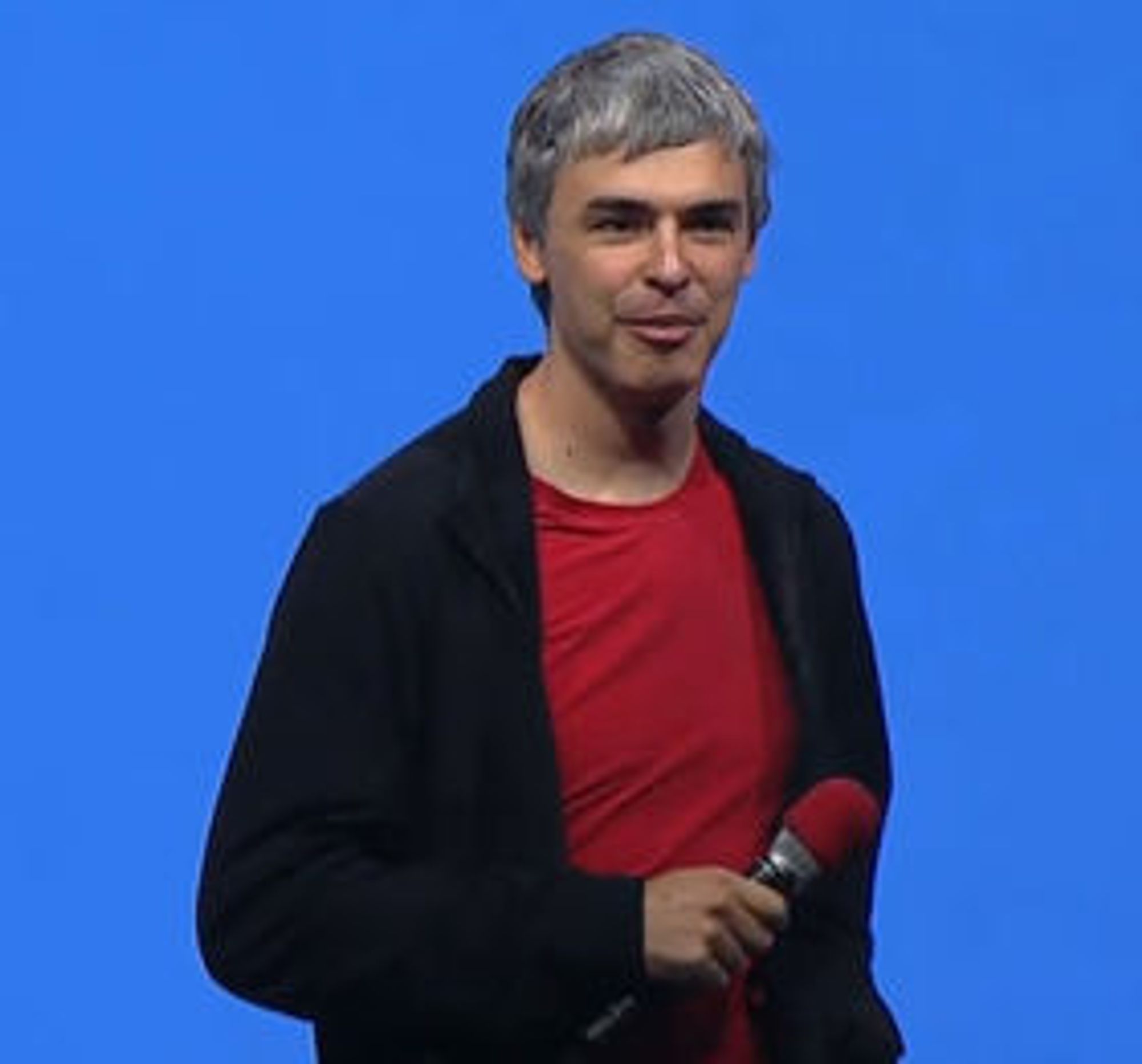 Larry Page avsluttet hovedtalen med å svare på spørsmål fra en rekke av konferansedeltakerne.
