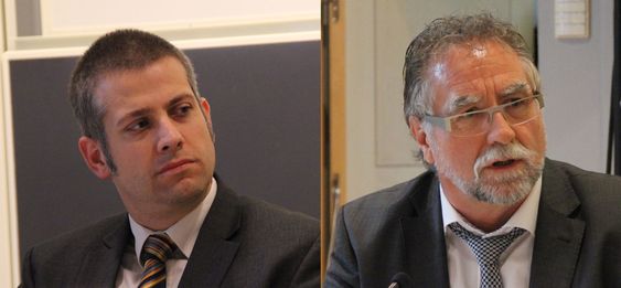 Carl-Christian Buhr (tv) og Wolfgang Boch representerte EU-kommisjonen under forrige ukes grafénarrangement i Gøteborg.