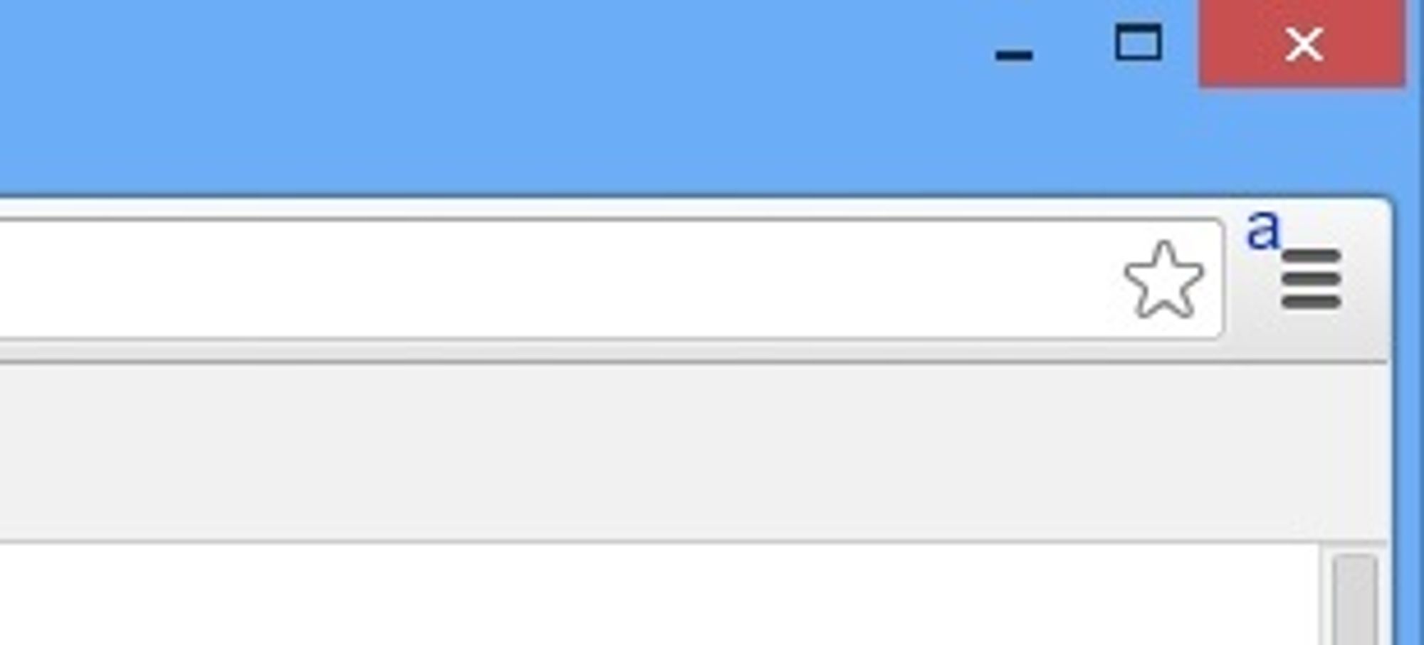 Chrome-utgaver basert på Aura er foreløpig merket med en 'a' over menyen i høyre hjørne.
