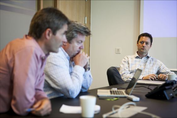 John Markus lervik (t.v),Mikal Rohde og Aleksander Øhrn var alle med å starte Cxense for tre år siden. Nå er selskapet verdsatt til over 400 millioner kroner.