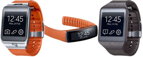 Samsung Gear 2, Galaxy Fit og Gear 2 Neo.
