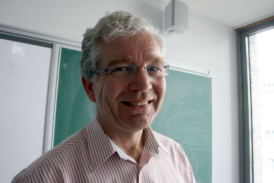 Harald Os holdt foredrag på UiOs Domus Nova tirsdag i forrige uke.