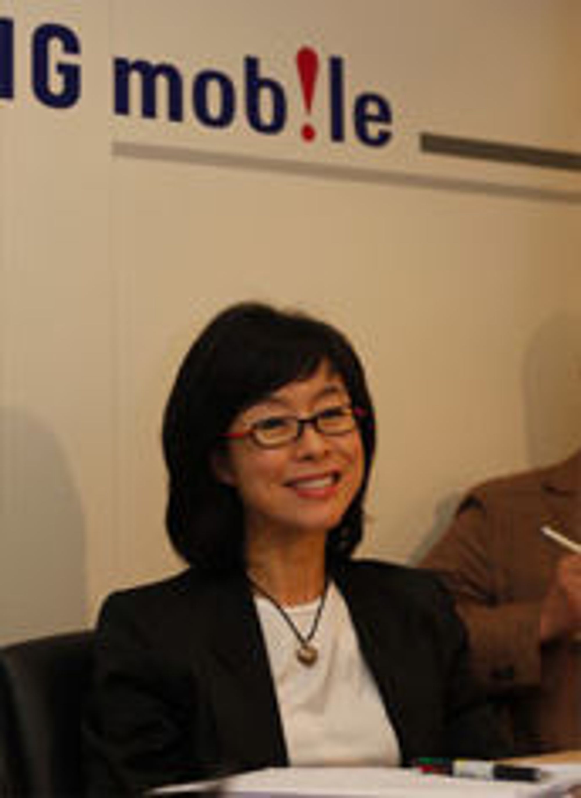 Global markedsdirektør for Samsungs mobilvirksomhet, Younghee Lee.