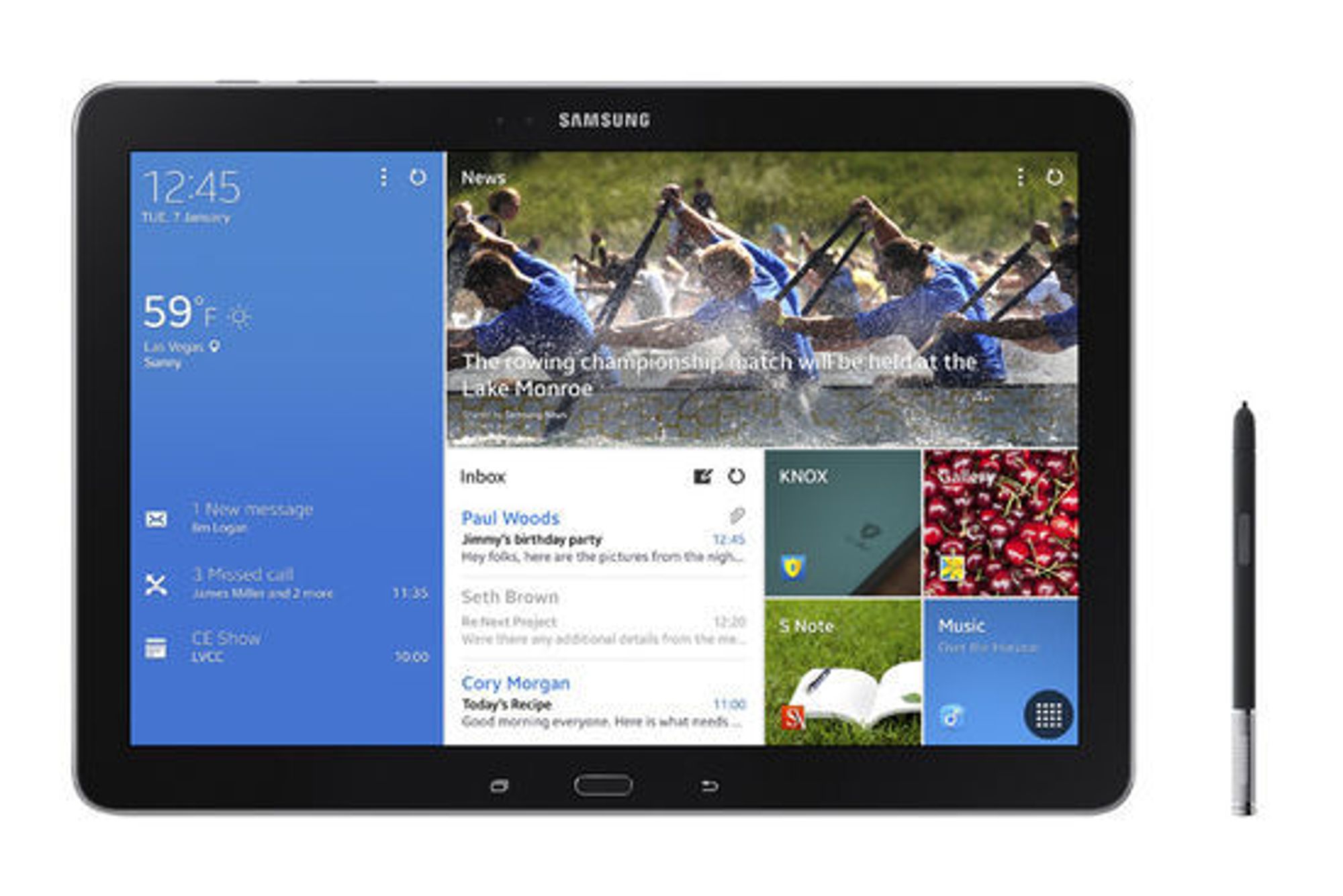 Samsung satser på 12 tommers nettbrett.
