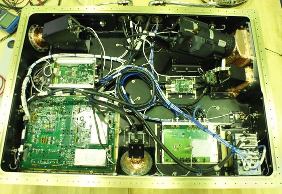 Kameraene og mye av den andre elektronikken som finnes i HDEV-modulen.