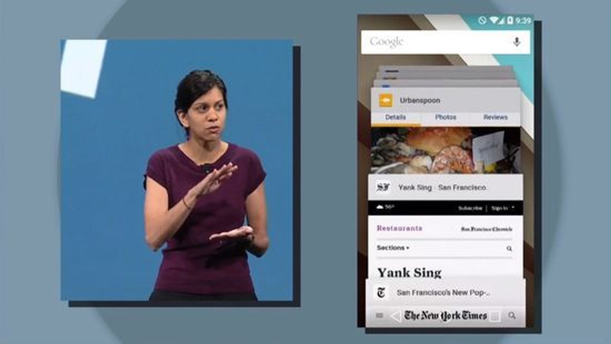 Web og Chrome blir tettere integrert i hele opplevelsen.