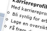 Karriereprofil klar
