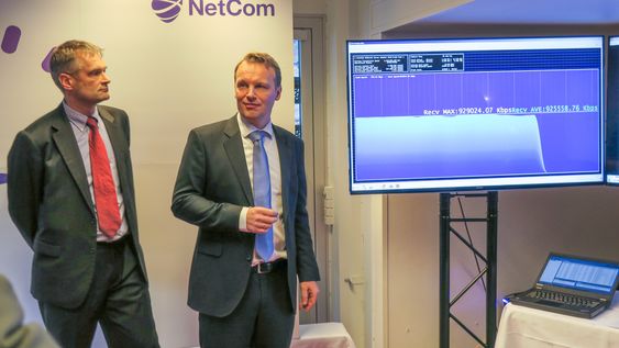 Jon Christian Hillestad og Abraham Foss i Netcom