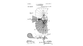 Lilienthals patent på flymaskin fra 1895.