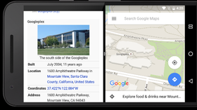 Side-om-side-visning av apper er en av nyhetene i Android N.