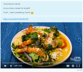 Den nye oppdateringen gjør det også mulig å kjøre YouTube-videoer direkte i Skype.