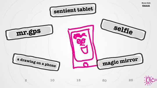 Minispillet Drawful i aksjon.