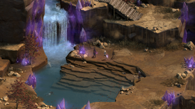 Isometrisk rollespill i Pillars of Eternity-stil.