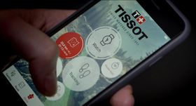 Tissot Smart Touch kommuniserer med mobilen via Bluetooth.