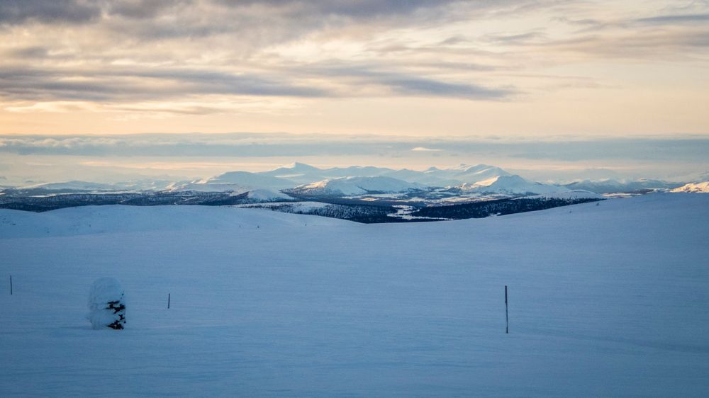 Jeg kan i alle fall ikke klage på utsikten fra «kontoret».