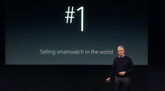 Apple Watch har blitt den mest solgte smartklokken på markedet.