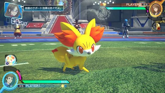 Fennekin er en av mange monstre som kan kalles inn som ekstra støtte.