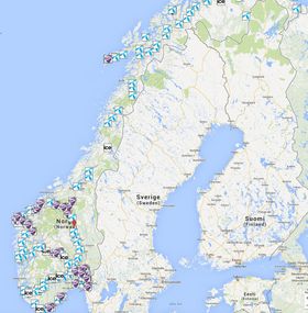 Slik så kartet ut i 2014. Vil det være færre eller flere Telenor-logoer i 2016?